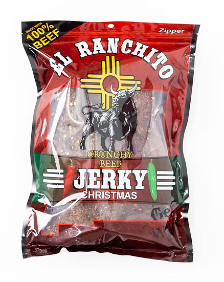 El Ranchito Crunchy Beef Jerky - Christmas