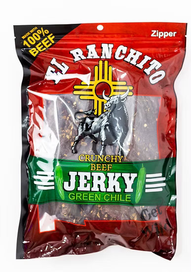 El Ranchito Crunchy Beef Jerky - Green Chile