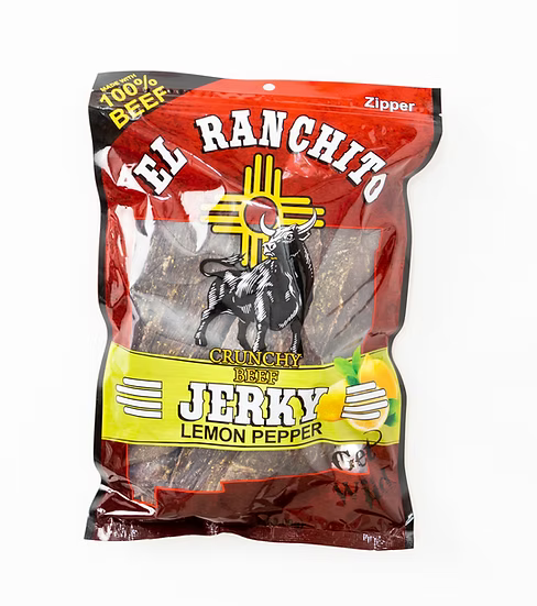 El Ranchito Crunchy Beef Jerky - Lemon Pepper
