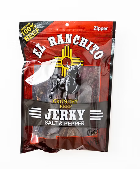El Ranchito Crunchy Beef Jerky - Salt & Pepper